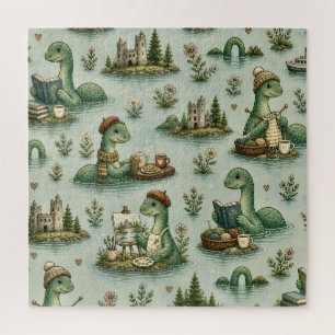 Puzzle Cryptides confortables Nessie Monstre du Loch Ness