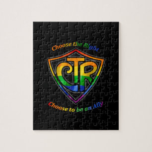 Puzzle CTR d'arc-en-ciel - Allié de LDS LGBT