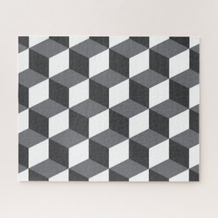 Puzzle Cubes d'architecture urbaine, simple, moderne moti