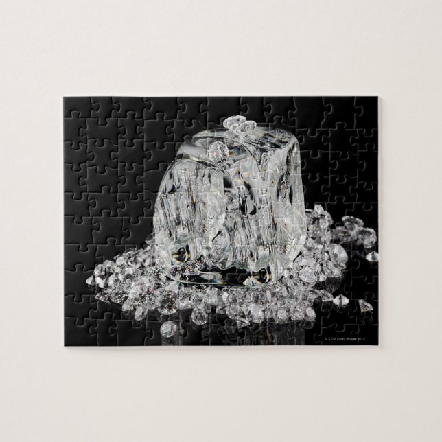Puzzle Cubes de glace fondus dans des diamants (Horizontal)