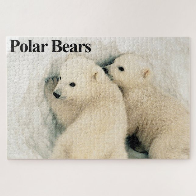 Puzzle Cubes d'ours polaires (Horizontal)
