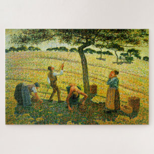 Puzzle Cueillette de pommes à Eragny par Pissarro-Edition