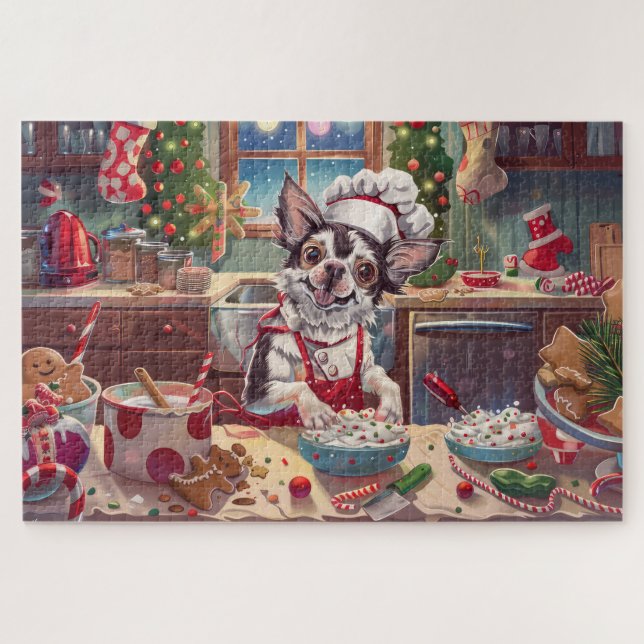 Puzzle Cuisine de Noël Chinoise : Noël Festif (Horizontal)