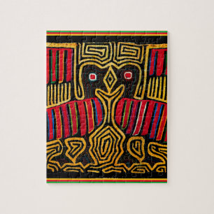 Puzzle Cuna Indian Mola Duck Design