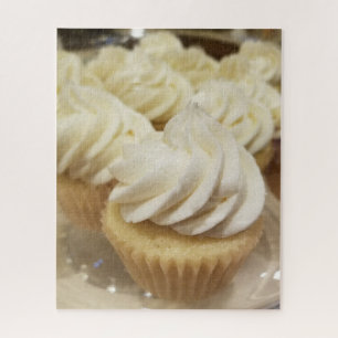 Puzzle Cupcakes à la vanille congelée