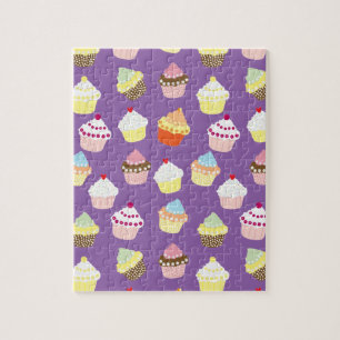 Puzzle Cupcakes Delicious Decorated Birthday