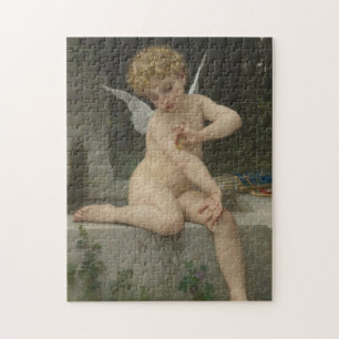 Puzzle Cupidé avec papillon (par Bouguereau)