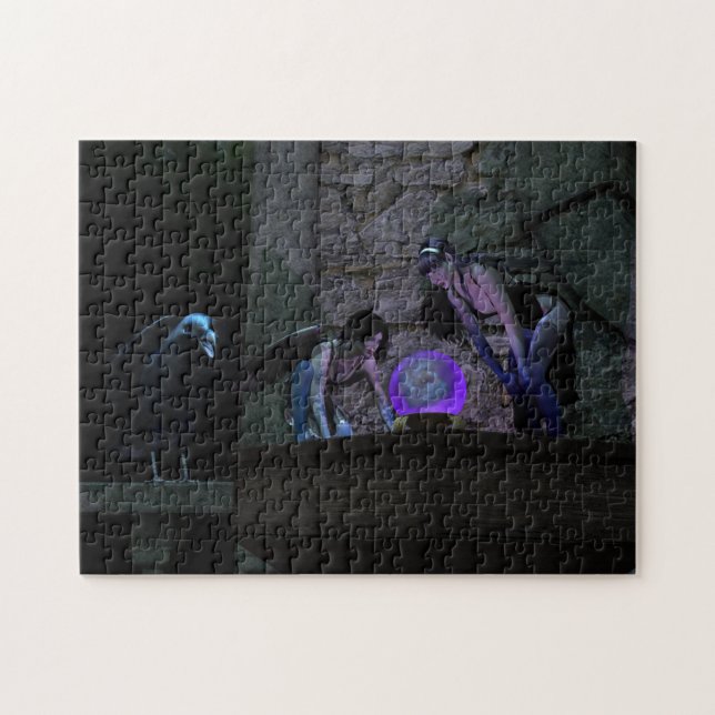 Puzzle Curieux Crow Féeries (Horizontal)