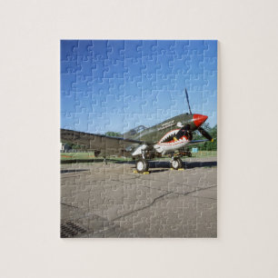 Puzzle Curtiss P-40 Warhawk, au salon de l'aéronautique