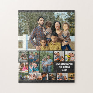 Puzzle Custom Modern Family 14 Photo Collage Modèle