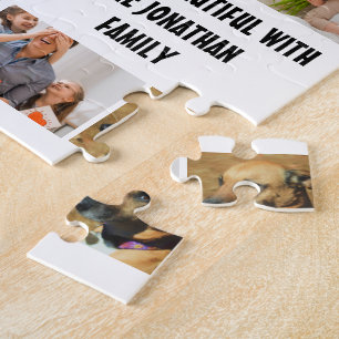 Puzzle Custom Modern Family 14 Photo Collage Modèle