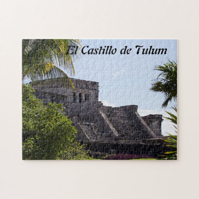 Puzzle Customisez El Castillo de Tulum - ruines maya (Horizontal)