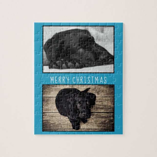 Puzzle Cute Blue Chien Chien Chien Chien Chien Chien 2 Ph (Vertical)