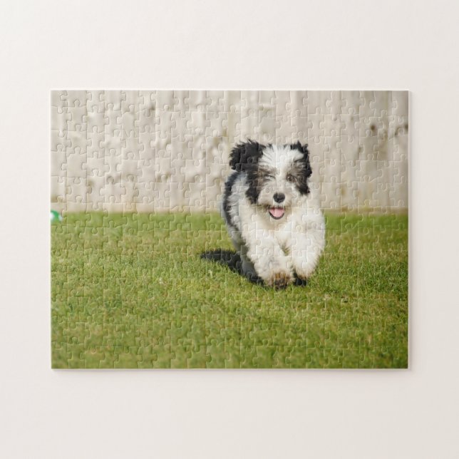 Puzzle Cute Bobtail Sheepdog (Horizontal)
