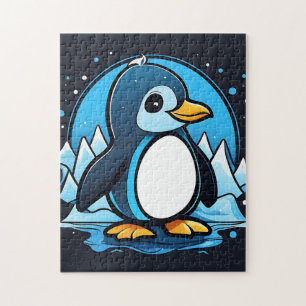 Puzzle Cute Cartoon Penguin Cold