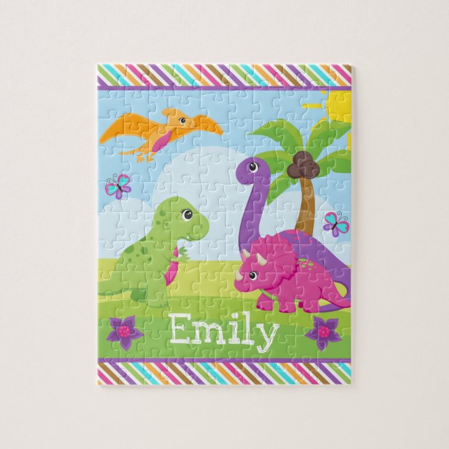 Puzzle Cute Colorful Girl (Vertical)