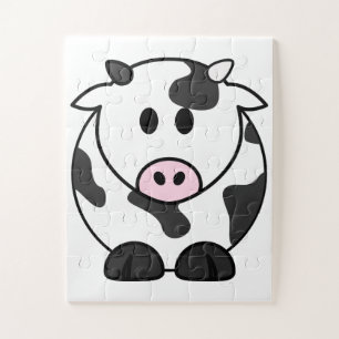 Puzzle Cute Dairy Cow