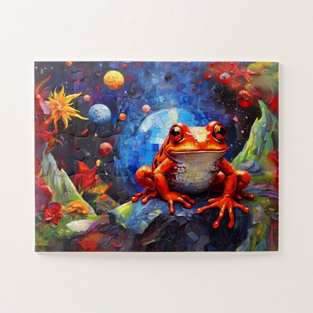 Puzzle Cute Funny Little Frog Collection (Horizontal)