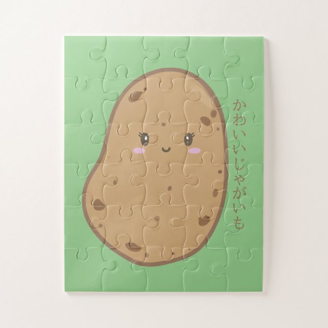Puzzle Cute Kawaii Pomme de terre japonais (Vertical)