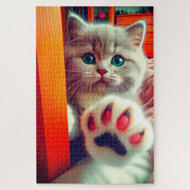 Puzzle Cute Kitten (Vertical)