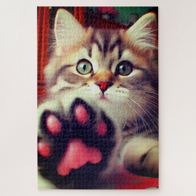 Puzzle Cute Kitten (Vertical)
