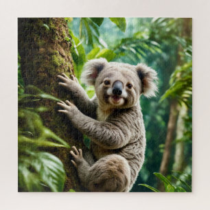 Puzzle Cute Koala Ours sur un arbre