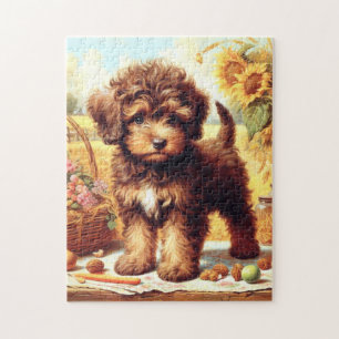 Puzzle Cute Lagotto Romagnolo Peinture