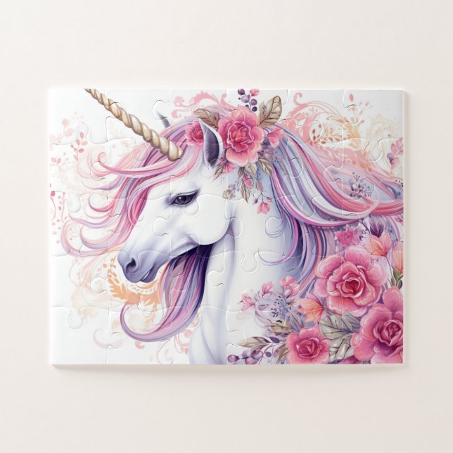 Puzzle Cute Magique Unicorne (Horizontal)