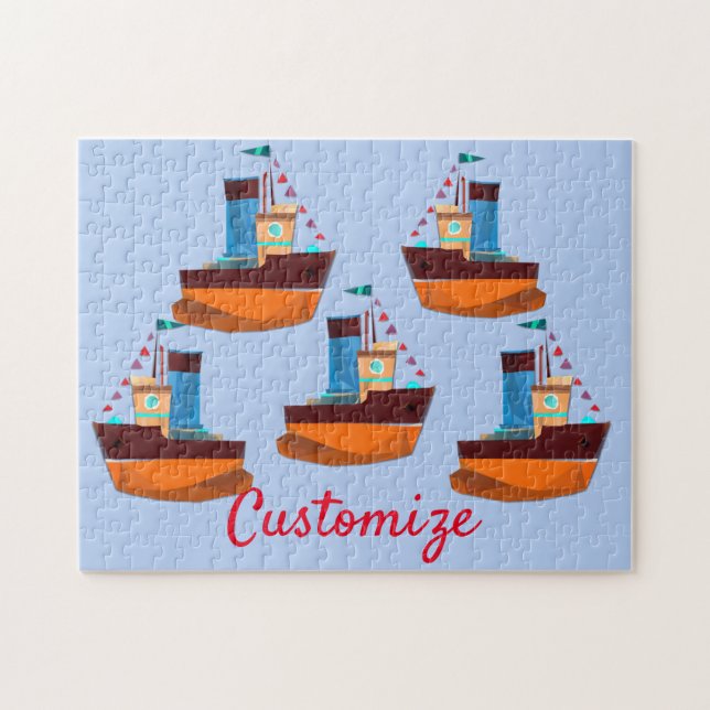 Puzzle Cute Minuscule remorqueur Thunder-Cove (Horizontal)