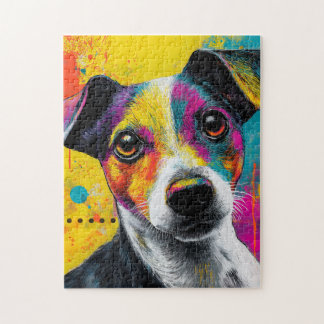 Puzzle Cute Puppy Funny Dog Mixed Media Animal Pet
