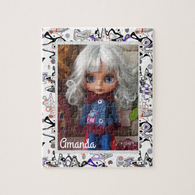 Puzzle, Cute puzzle, doll Jigsaw Puzzle (Vertical)