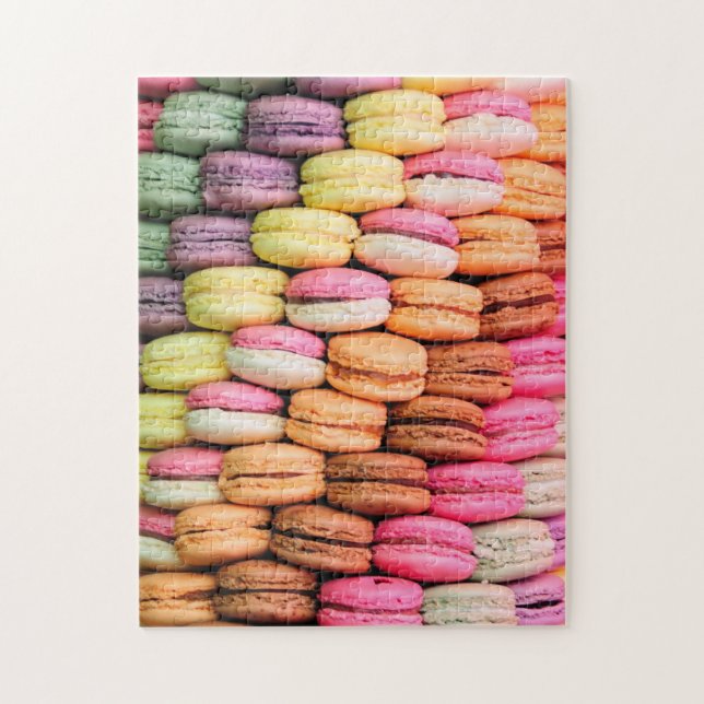 Puzzle Cute Quirky Colorful Macaroons (Vertical)