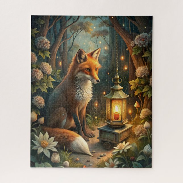 Puzzle Cute Red Fox (Vertical)