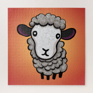 Puzzle Cute Sheep