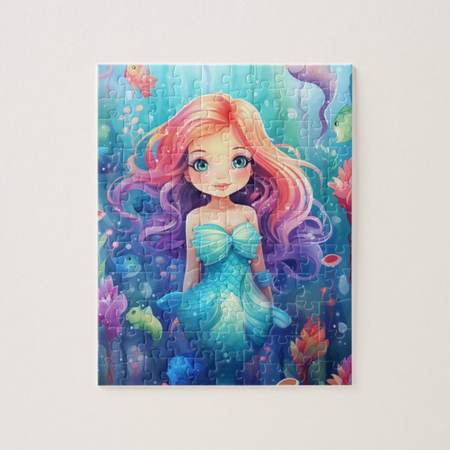 Puzzle Cute sirène (Vertical)