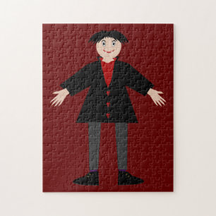 Puzzle Cute Vampire Halloween