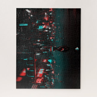 Puzzle Cyber-ville sombre