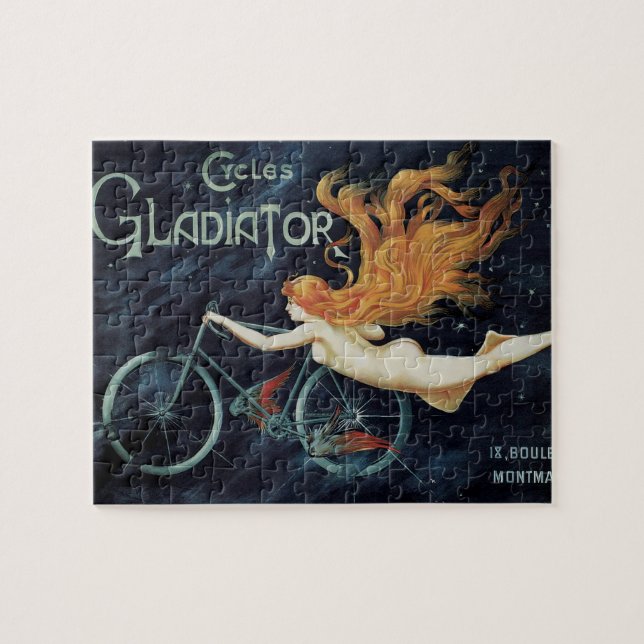 Puzzle Cycles de gladiateurs, Art Nouveau Victorien Vinta (Horizontal)