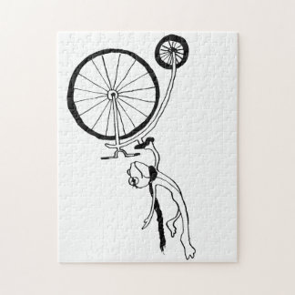 Puzzle Cycling Frog