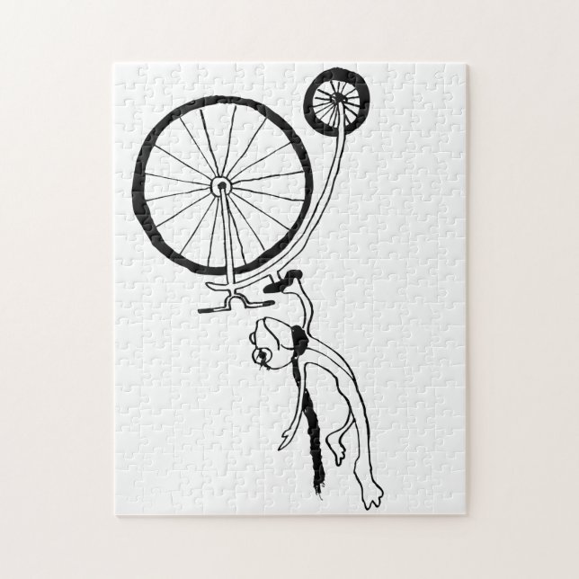 Puzzle Cycling Frog (Vertical)