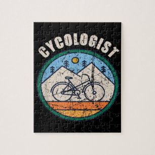Puzzle Cycologue Funny Bicycle Cyclisme Cadeau Vintage