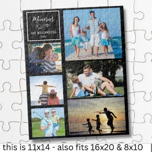 Puzzle CYO 6 Collage de photos personnalisé Famille moder