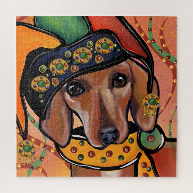 PUZZLE DACHSHUND    (Vertical)