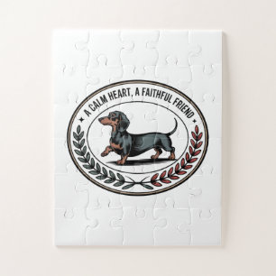 Puzzle Dachshund Un Cœur Calme, Un Ami Fidèle