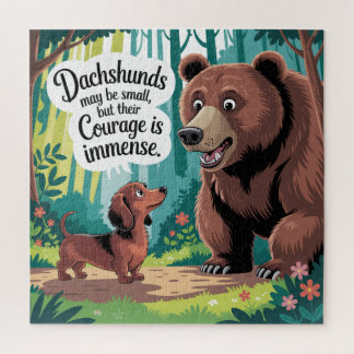 Puzzle Dachshunds May Be Small