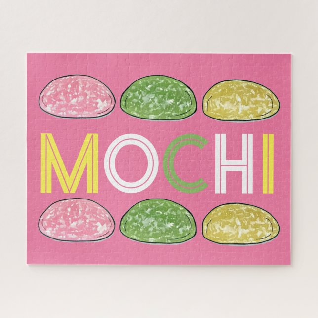Puzzle Daifuku Mochi Nouvel An Japonais Gâteau de riz (Horizontal)