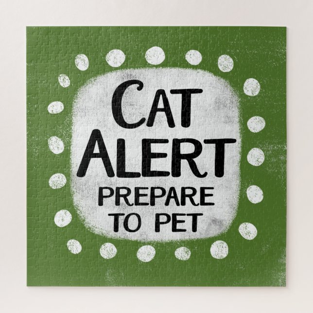 Puzzle d'alerte de chat (Vertical)