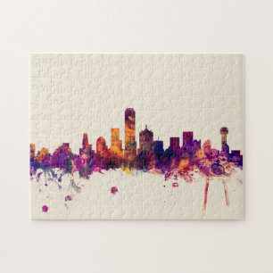 Puzzle Dallas Texas Skyline