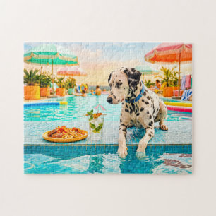 Puzzle Dalmatien avec collation