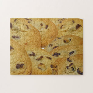 Puzzle d'amant de gâteaux aux pépites de chocolat